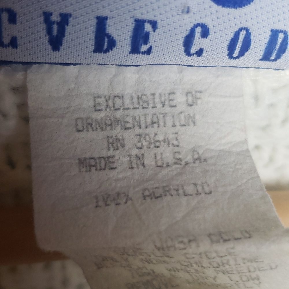 Vintage Cap Cod Acrylic Sweater - Picture 9 of 9